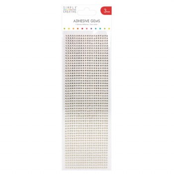 Simply Creative 6mm Gems - 504pk Gold