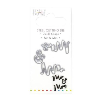Simply Creative Die - Mr & Mrs