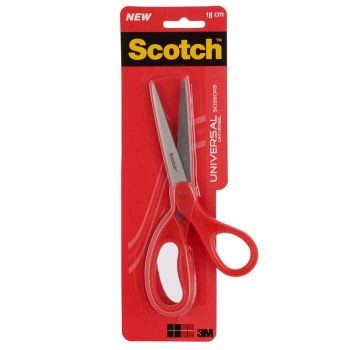 Scotch 18cm Universal Scissors - Red