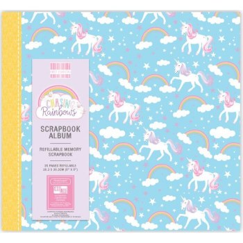First Edition Scrapbook Album 12x12" - Chasing Rainbows