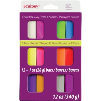 Sculpey III 12pc Bright Multipack