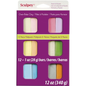 Sculpey III 12pc Pearls & Pastels Multipack