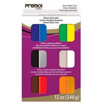 Sculpey Premo Multi Pack of 12 - Classic