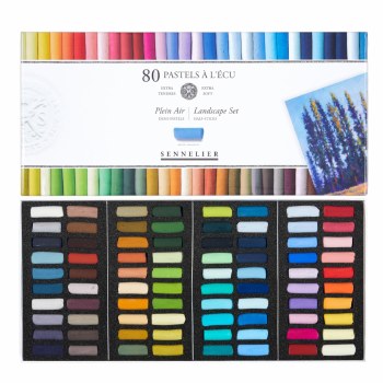 Sennelier Soft Pastels - Plein Air Set of 80 half-pastels