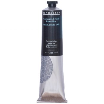 Sennelier Artists Oil Colour 200ml Indigo Hue 308