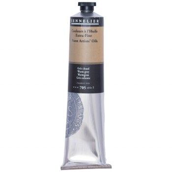 Sennelier Artists Oil Colour 200ml Warm Gray 705