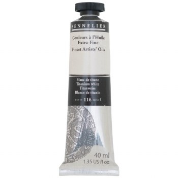 Sennelier Artists Oil Colour 40ml Titanium White 116