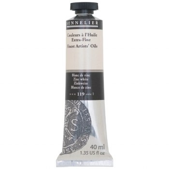 Sennelier Artists Oil Colour 40ml Zinc White 119