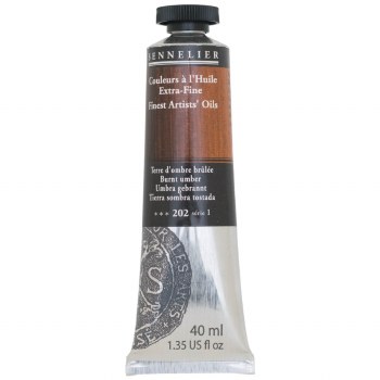 Sennelier Artists Oil Colour 40ml Burnt Umber 202