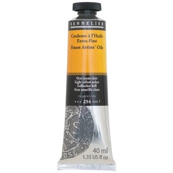 Sennelier Artists Oil Colour 40ml Light Yellow Ochre 254