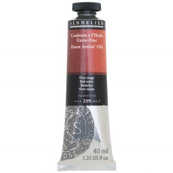 Sennelier Artists Oil Colour 40ml Red Ochre 259