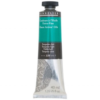 Sennelier Artists Oil Colour 40ml Turquoise Light 339