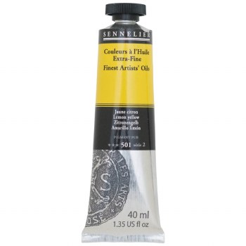 Sennelier Artists Oil Colour 40ml Lemon Yellow 501