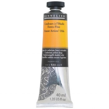 Sennelier Artists Oil Colour 40ml Cadmium Yellow Deep 533