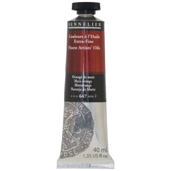 Sennelier Artists Oil Colour 40ml Mars Orange 647