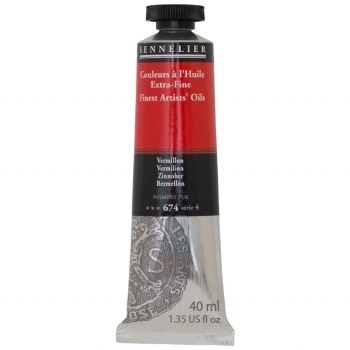 Sennelier Artists Oil Colour 40ml Vermilion 674