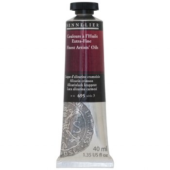 Sennelier Artists Oil Colour 40ml Alizarin Crimson 695