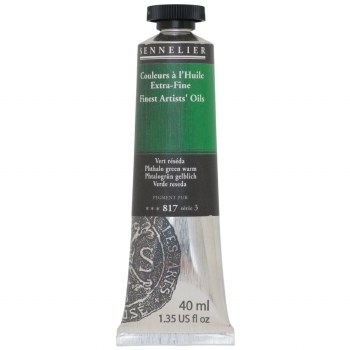 Sennelier Artists Oil Colour 40ml Phthalo Green Warm 817