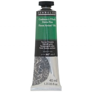 Sennelier Artists Oil Colour 40ml Emerald Green 847