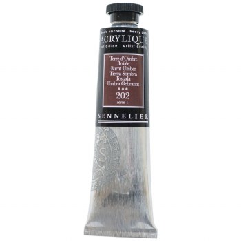 Sennelier Artists Acrylic 60ml Burnt Umber 202