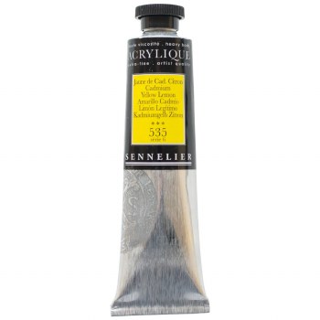 Sennelier Artists Acrylic 60ml Cadmium Yellow Lemon 535