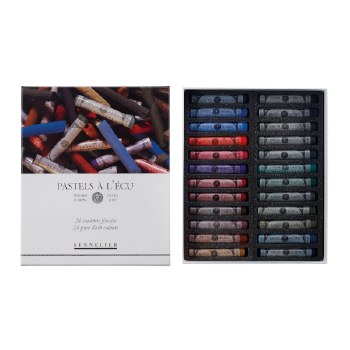 Sennelier Soft Pastels - Dark Colours Set of 24 pastels