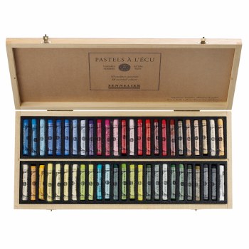 Sennelier Soft Pastels - Set of 50 pastels in Wooden Box