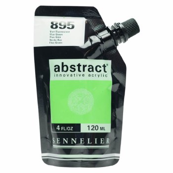 Sennelier Abstract 120ml Fluorescent Green - 895