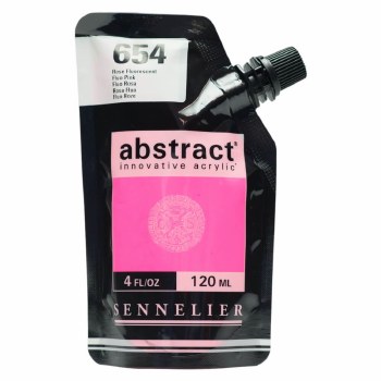 Sennelier Abstract 120ml Fluorescent Pink - 654