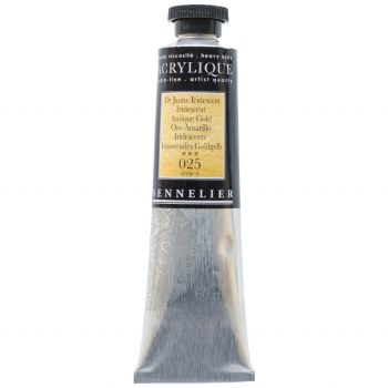 Sennelier Artists Acrylic 60ml Iridescent Antique Gold 025