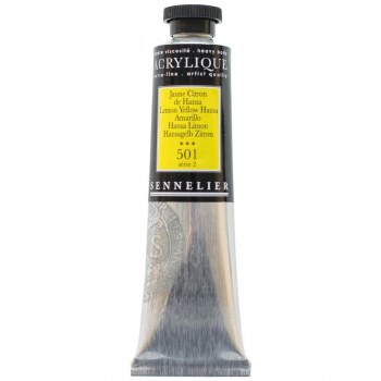 Sennelier Artists Acrylic 60ml Lemon Yellow Hansa 501