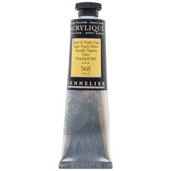 Sennelier Artists Acrylic 60ml Light Naples Yellow 568