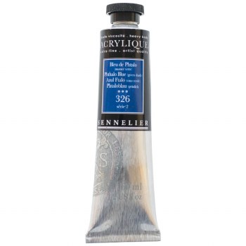 Sennelier Artists Acrylic 60ml Phthalo Blue Green Shade 326