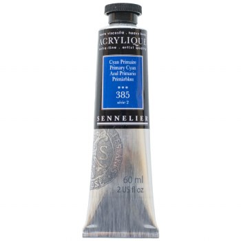 Sennelier Artists Acrylic 60ml Primary Cyan 385