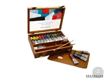 Sennelier Artist Oil Colours Set - 12 x 40ml Tubes