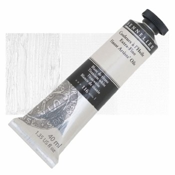 Sennelier Artists Oil Colour 40ml Titanium White 116