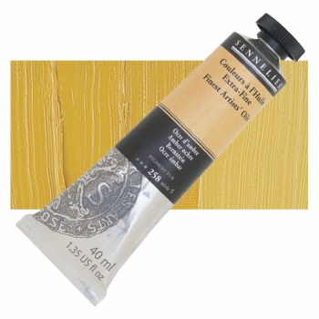 Sennelier Artists Oil Colour 40ml Amber Ochre 258