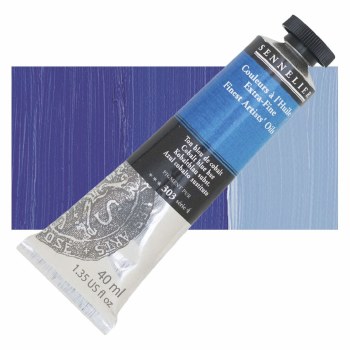 Sennelier Artists Oil Colour 40ml Cobalt Blue Hue 303
