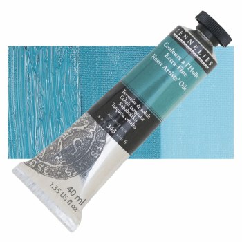 Sennelier Artists Oil Colour 40ml Cobalt Turquoise 343