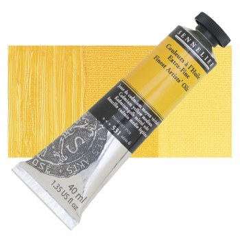 Sennelier Artists Oil Colour 40ml Cadmium Yellow Medium 531