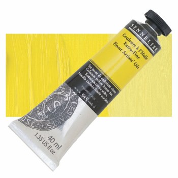 Sennelier Artists Oil Colour 40ml Cadmium Yellow Lemon Hue 545