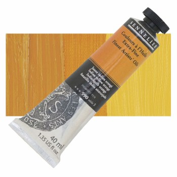 Sennelier Artists Oil Colour 40ml Indian Yellow Orange 590