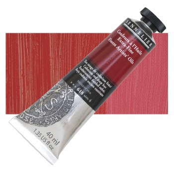 Sennelier Artists Oil Colour 40ml Cadmium Red Deep Hue 618