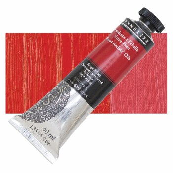 Sennelier Artists Oil Colour 40ml Permanent Intense Red 619