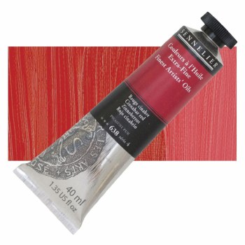 Sennelier Artists Oil Colour 40ml Cinnabar Red 638