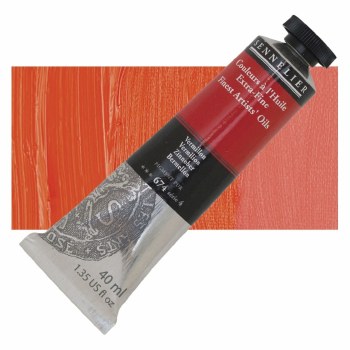 Sennelier Artists Oil Colour 40ml Vermilion 674