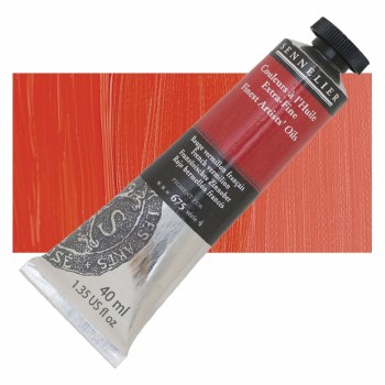 Sennelier Artists Oil Colour 40ml French Vermilion 675