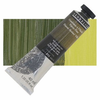 Sennelier Artists Oil Colour 40ml Golden Green 851