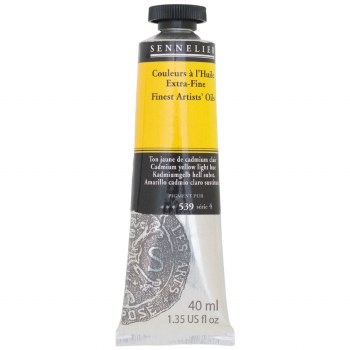 Sennelier Artists Oil Colour 40ml Cadmium Yellow Light Hue 539