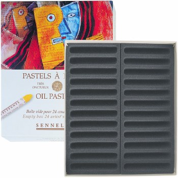 Sennelier Oil Pastels - Empty Box for 24 pastels